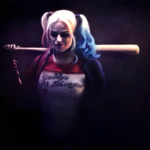 🙁 Стикер «Harley quinn» для Telegram