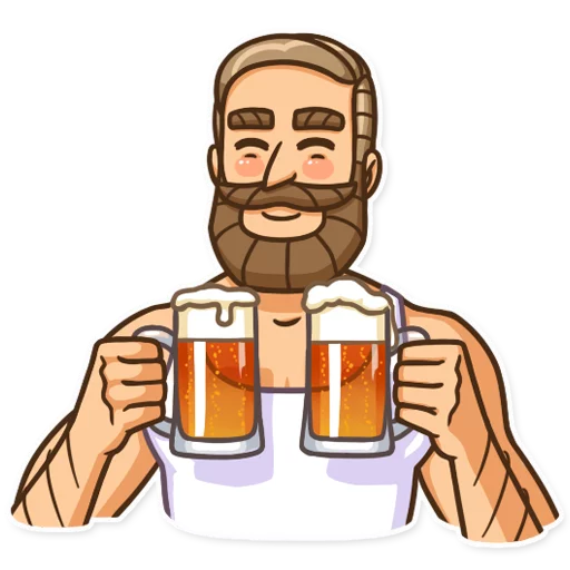 🍺 Стикер «Harry» для Telegram
