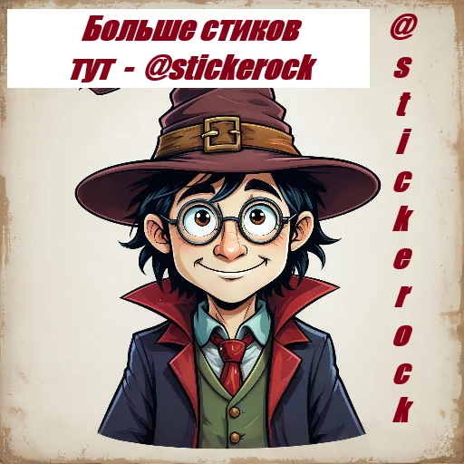 🥰 Стикер «Гарри Поттер» для Telegram
