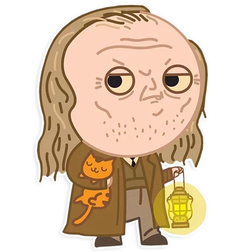 🥳 Стикер «Harry Potter Cartoons» для Telegram