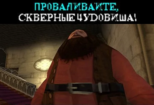 🤬 Стикер «Гарри Поттер Перевод» для Telegram