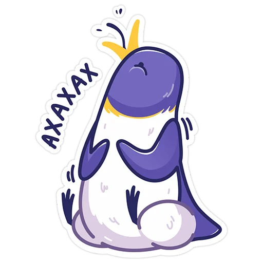 😂 Стикер «Harsika the Penguin» для Telegram