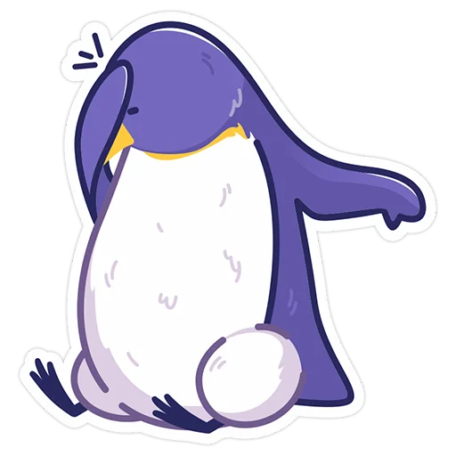 👎 Стикер «Harsika the Penguin» для Telegram