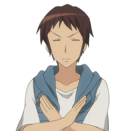 👎 Стикер «Haruhi Suzumiya» для Telegram
