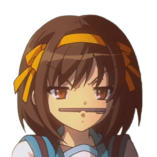 🥸 Стикер «Haruhi Suzumiya» для Telegram