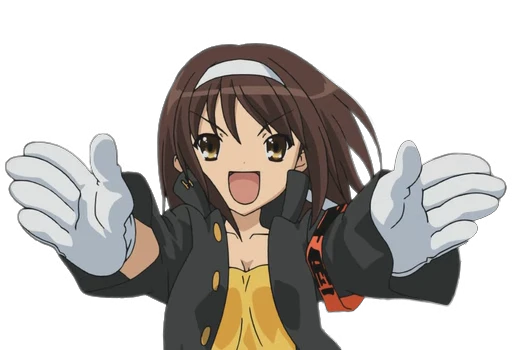 🫡 Стикер «Haruhi Suzumiya» для Telegram