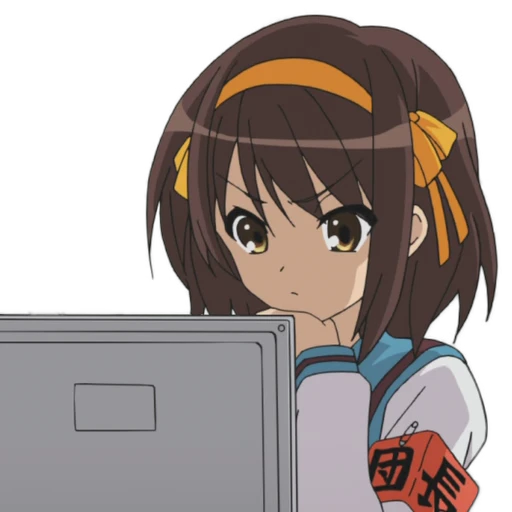 🧐 Стикер «Haruhi Suzumiya» для Telegram