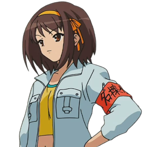 👍 Стикер «Haruhi Suzumiya» для Telegram
