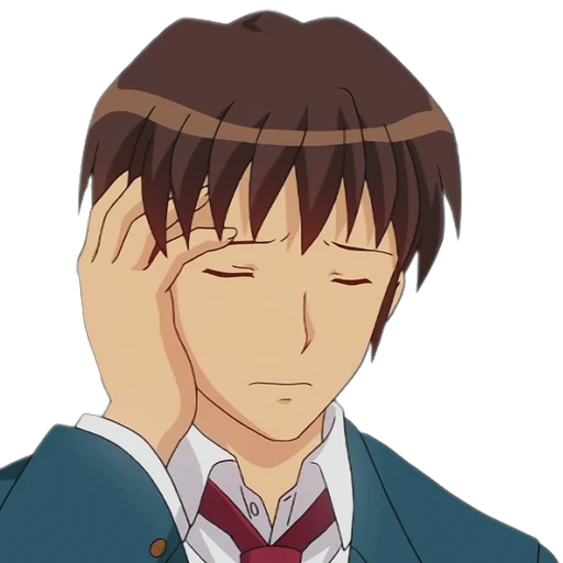 🤦‍♂️ Стикер «Haruhi Suzumiya» для Telegram