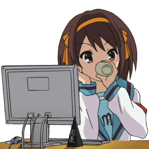 🙂 Стикер «Haruhi Suzumiya» для Telegram