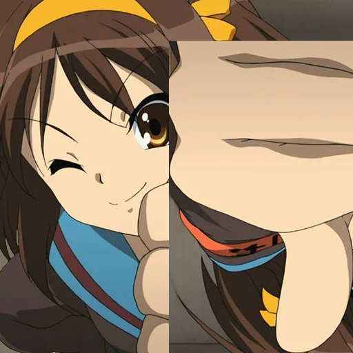 👎 Стикер «Haruhi Suzumiya» для Telegram