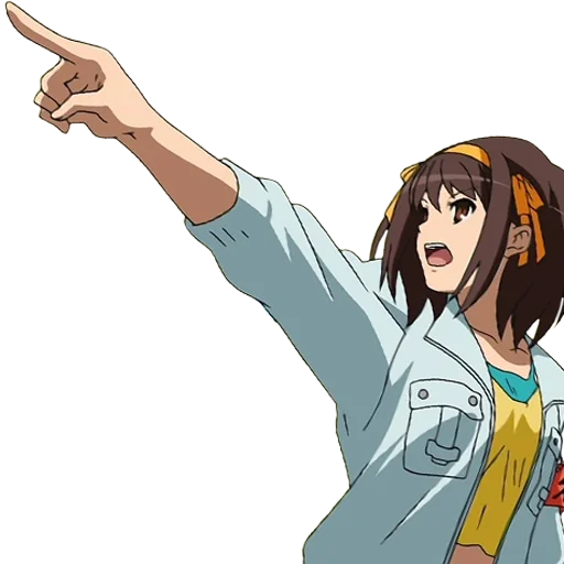 👈 Стикер «Haruhi Suzumiya» для Telegram