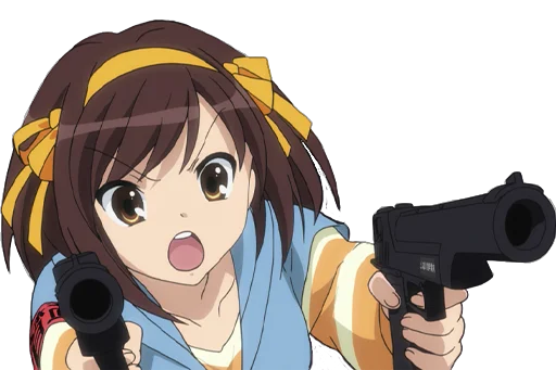 🤠 Стикер «Haruhi Suzumiya» для Telegram