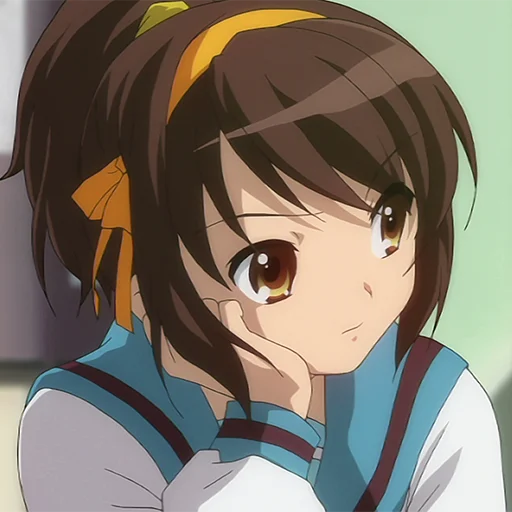 🫠 Стикер «Haruhi Suzumiya» для Telegram