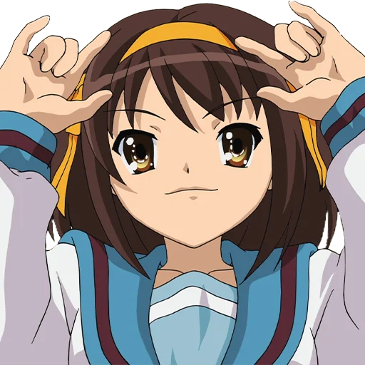 🤟 Стикер «Haruhi Suzumiya» для Telegram