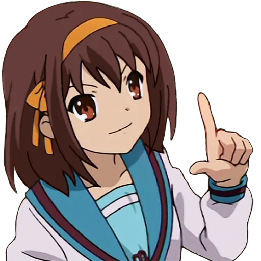 ☝ Стикер «Haruhi Suzumiya» для Telegram