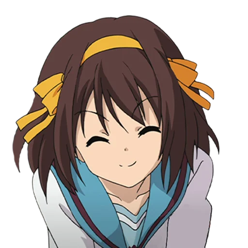 😊 Стикер «Haruhi Suzumiya» для Telegram