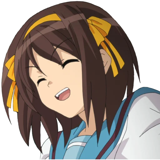 😄 Стикер «Haruhi Suzumiya» для Telegram