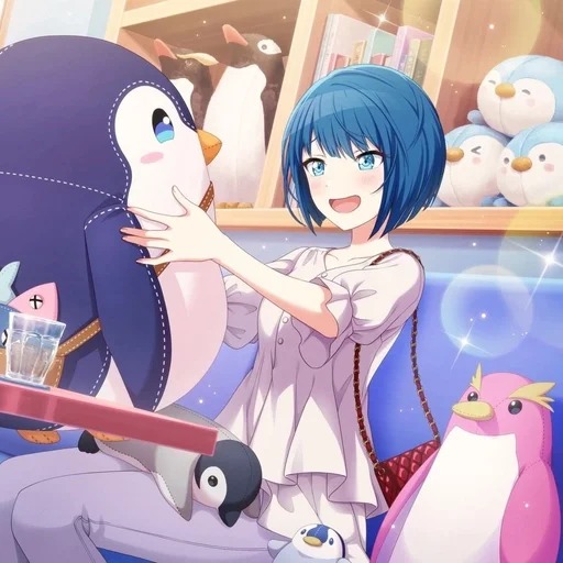 🐧 Стикер «Kiritani Haruka» для Telegram