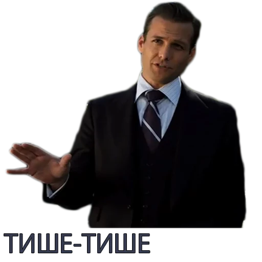 🖖 Стикер «Harvey Specter Russian Speaker ™» для Telegram