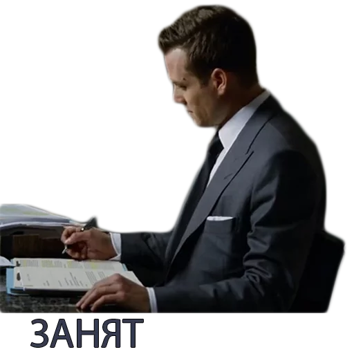 🗣 Стикер «Harvey Specter Russian Speaker ™» для Telegram