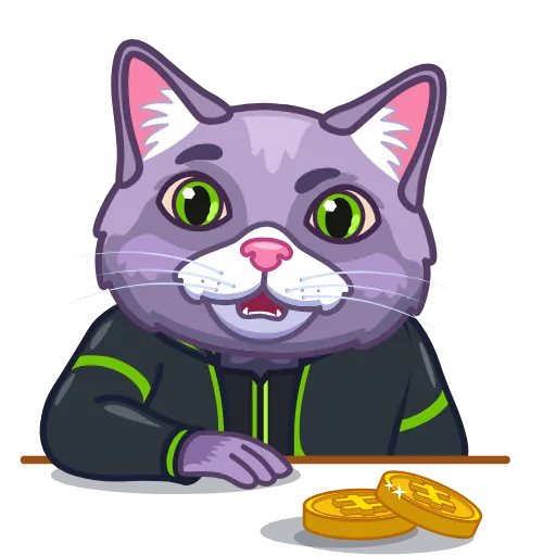 😡 Стикер «hash cats» для Telegram