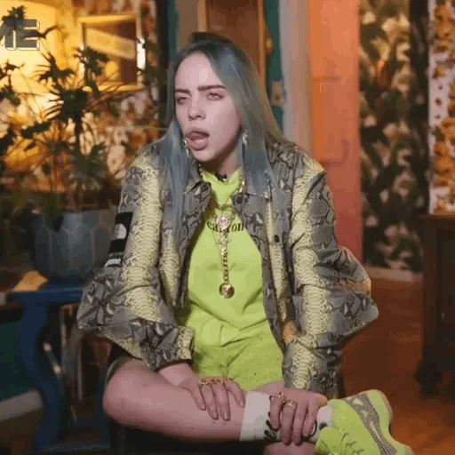 🐾 Стикер «Billie Eilish» для Telegram