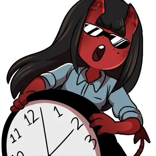 ⌚ Стикер «Merunyaa» для Telegram