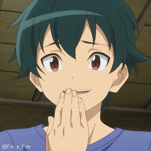 🤭 Стикер «Hataraku Maou-sama! 2 №1» для Telegram