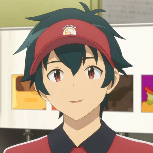😊 Стикер «Hataraku Maou-sama! 2 №1» для Telegram