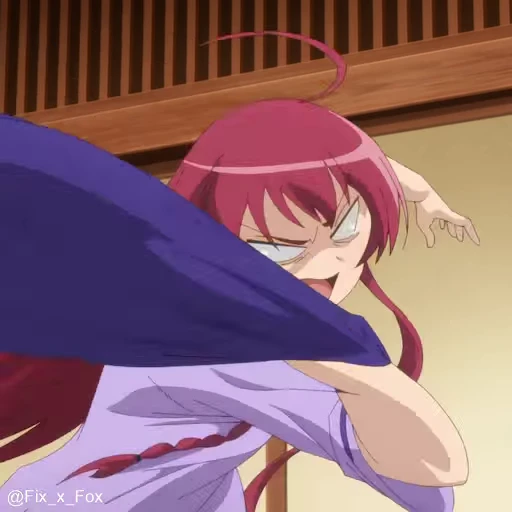 😡 Стикер «Hataraku Maou-sama! 2 №1» для Telegram