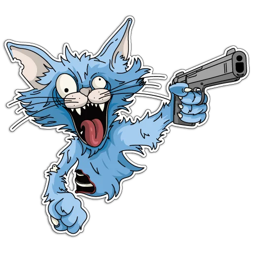 🙀 Стикер «НАТЕ-КА» для Telegram