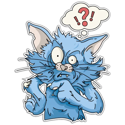 😼 Стикер «НАТЕ-КА» для Telegram