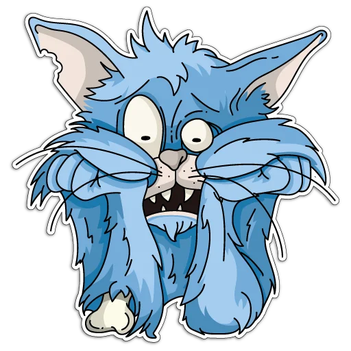 😿 Стикер «НАТЕ-КА» для Telegram