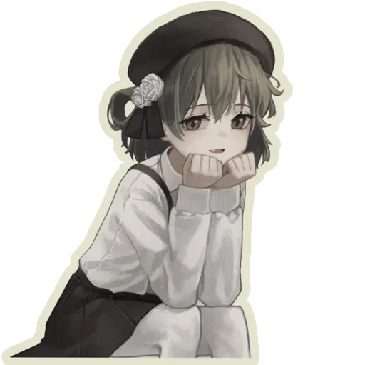 😍 Стикер «Hatoba Tsugu» для Telegram
