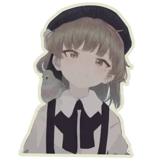 😍 Стикер «Hatoba Tsugu» для Telegram