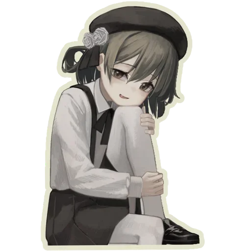 😍 Стикер «Hatoba Tsugu» для Telegram