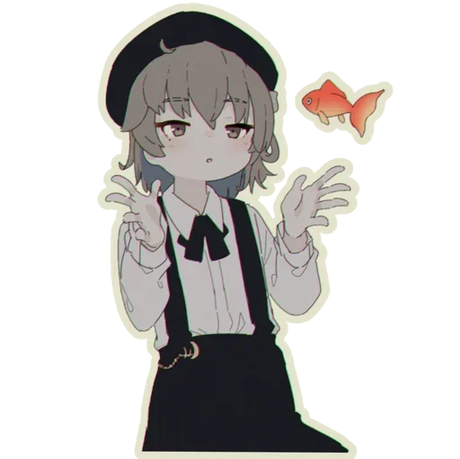 😍 Стикер «Hatoba Tsugu» для Telegram