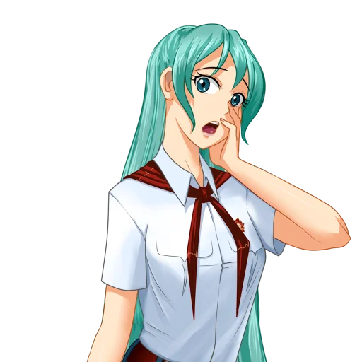 😧 Стикер «Hatsune Miku Part 2» для Telegram