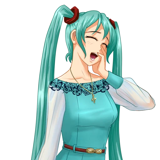 😆 Стикер «Hatsune Miku Part 2» для Telegram
