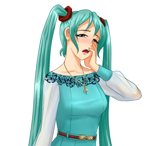 😭 Стикер «Hatsune Miku Part 2» для Telegram