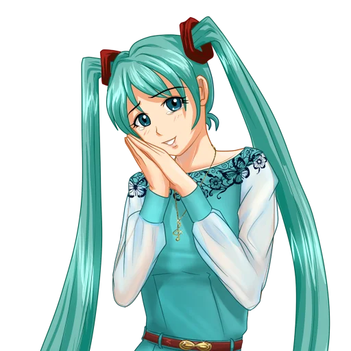 🥰 Стикер «Hatsune Miku Part 2» для Telegram