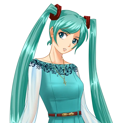 👀 Стикер «Hatsune Miku Part 2» для Telegram
