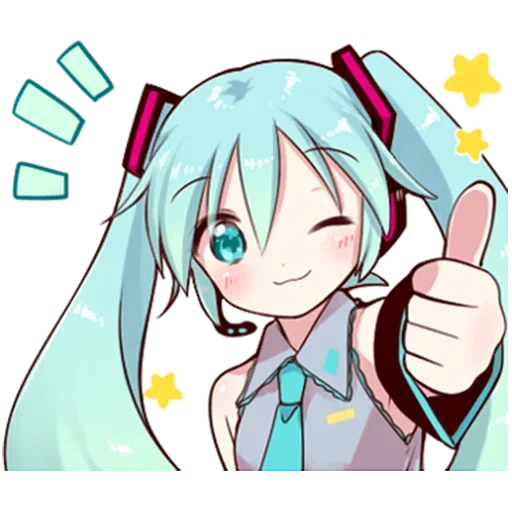 😉 Стикер «hatsune miku random» для Telegram