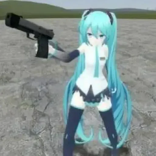 🔫 Стикер «hatsune miku random» для Telegram