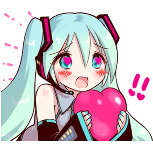 😍 Стикер «hatsune miku random» для Telegram