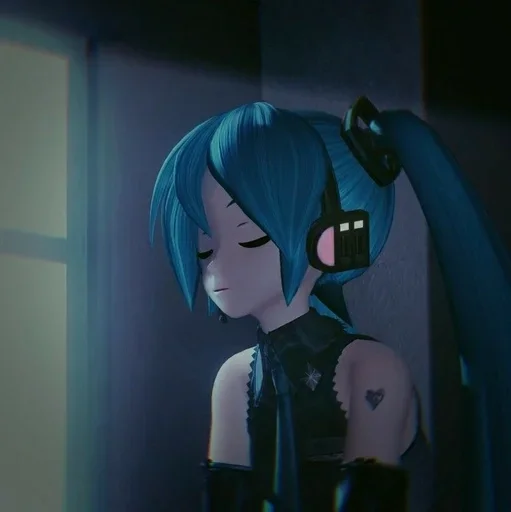 😴 Стикер «hatsune miku random» для Telegram