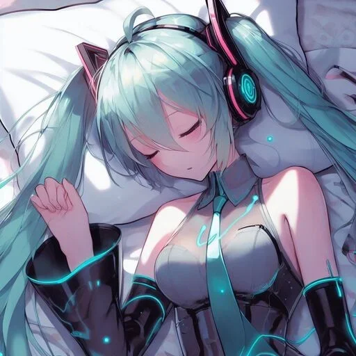 😴 Стикер «hatsune miku random» для Telegram