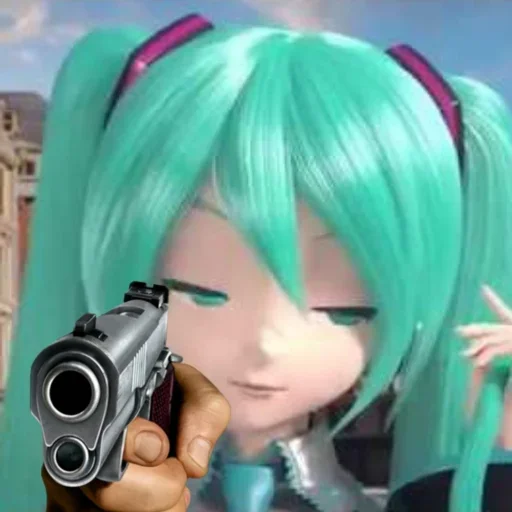 🔫 Стикер «hatsune miku random» для Telegram