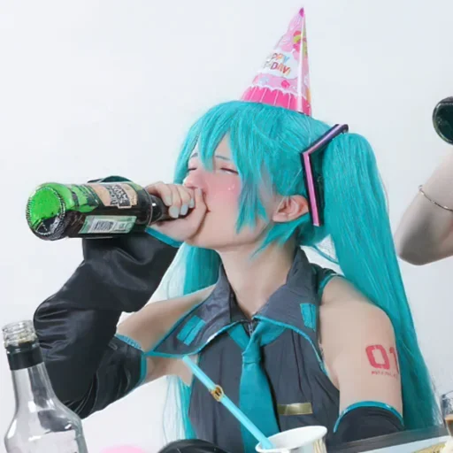🍺 Стикер «hatsune miku random» для Telegram
